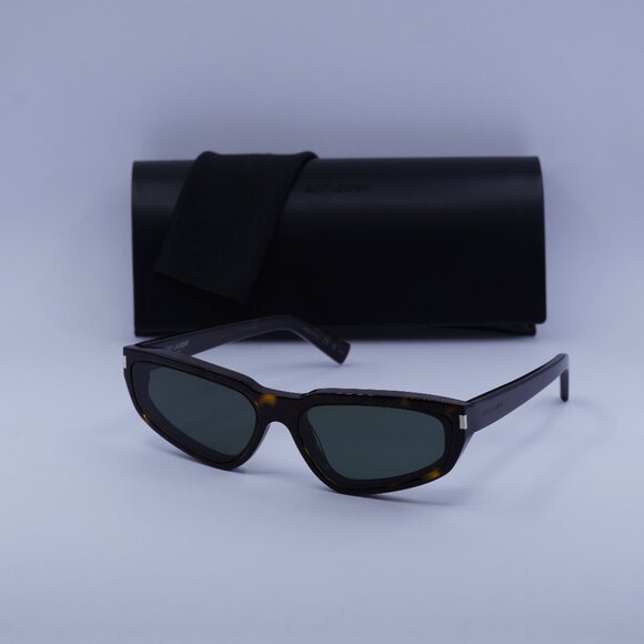 Saint Laurent SL634 NOVA 002 Cat Eye Sunglasses – Dark Havana - Picture 1 of 10